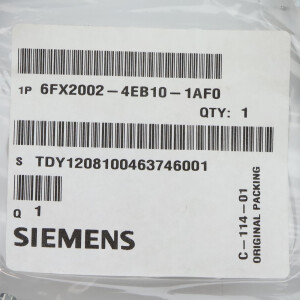 Siemens Signalleitung 6FX2002-4EB10-1AF0 OVP