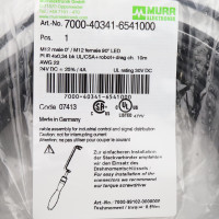 MURR ELEKTRONIK Verbindungskabel M12 St.0° M12 Bu.90° 7000-40341-6541000 OVP