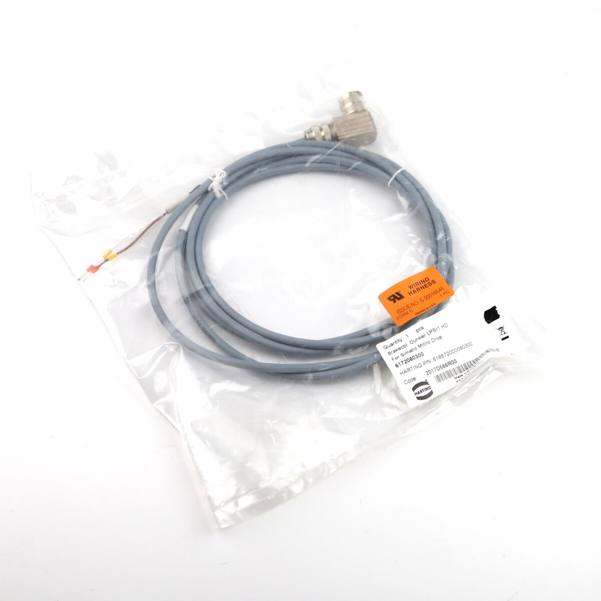 Harting Brakecbl. Dunker LPBr1 HD 618872000080300 3,0m OVP