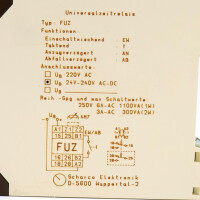 Scharco Universalzeitrelais FUZ 24V-240V AC-DC GEB