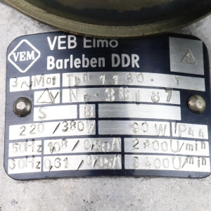 VEM/VEB Drehstrommotor 1160.1 220/380V 90W GEB