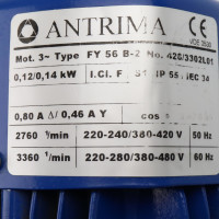ANTRIMA Motor FY 56 B-2 0,12/0,14kW GEB