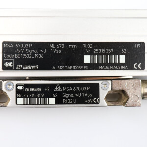 RSF Elektronik Längenmessgerät MSA 670.03P ML670mm GEB