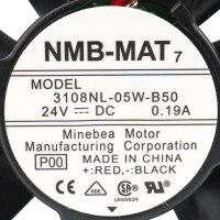 Minebea-Matsushita Lüfter NMB-MAT 3108NL-05W-B50 24VDC NOV