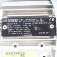 Siemens Schneckengetriebemotor 2KJ1730-5BC13-2FF1-Z i=30 NOV