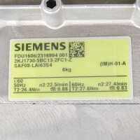 Siemens Schneckengetriebemotor 2KJ1730-5BC13-2FC1-Z i=60 NOV