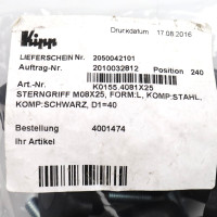 Kipp Sterngriff K0155.4081X25 (12Stk.) OVP