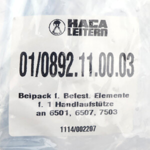 HACA Handlaufstütze 01/0897.05.00.02 (3Stk.) OVP