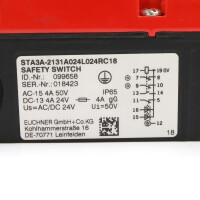 Euchner Sicherheitsschalter STA3A-2131A024L024RC18 099658 OVP