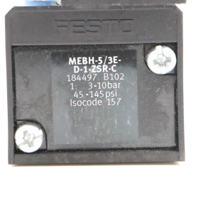 Festo Magnetventil MEBH-5/3E-D-1-ZSR-C 184497 OVP