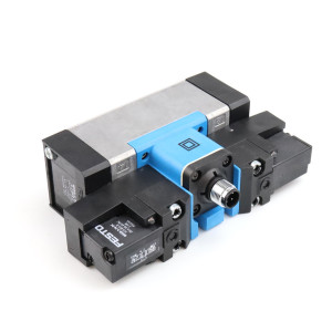 Festo Magnetventil MEBH-5/3E-D-1-ZSR-C 184497 OVP