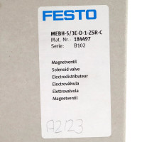 Festo Magnetventil MEBH-5/3E-D-1-ZSR-C 184497 OVP