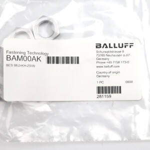 Balluff Klemmhalter BAM00AK BES 08,0-KH-2S/W OVP