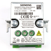 Sinamics Bremsrelais 6SL3252-0BB00-0AA0 GEB