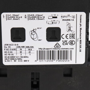 Siemens Leistungsschütz 3RT2027-2BB40 NOV