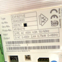 Lenze Frequenzumrichter ID 00402833 EVF8211-E GEB