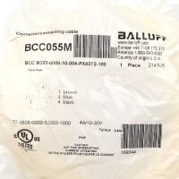 Balluff Anschlussleitung BCC055M BCC M323-0000-10-004-PX43T2-10 OVP