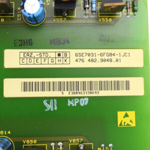 Siemens Wechselrichter-Ansteuerungsbaugruppe 6SE7031-6FG84-1JC1 GEB