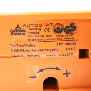 Hahn+Kolb Federzug Typ 7222 0800 02 4-8kg NOV