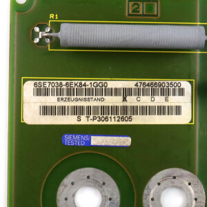 Siemens Wechselrichterbeschaltungsbaugruppe 6SE7038-6EK84-1GG0 GEB