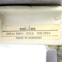 Siemens Lasttrennschalter 3KE44 660V 630A GEB