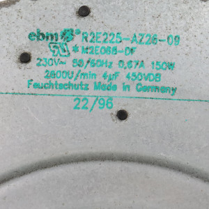 ebm-papst Radialventilator R2E225-AZ26-09 230V GEB
