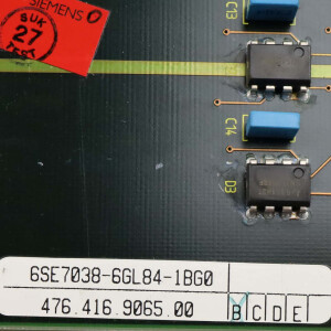 Siemens Wechselrichter-Schnittstellenbaugruppe 6SE7038-6GL84-1BG0 E-Stand:B GEB