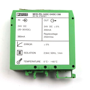Phoenix Contact Wandler MCR-PS-24DC/24DC/200 2766821 GEB