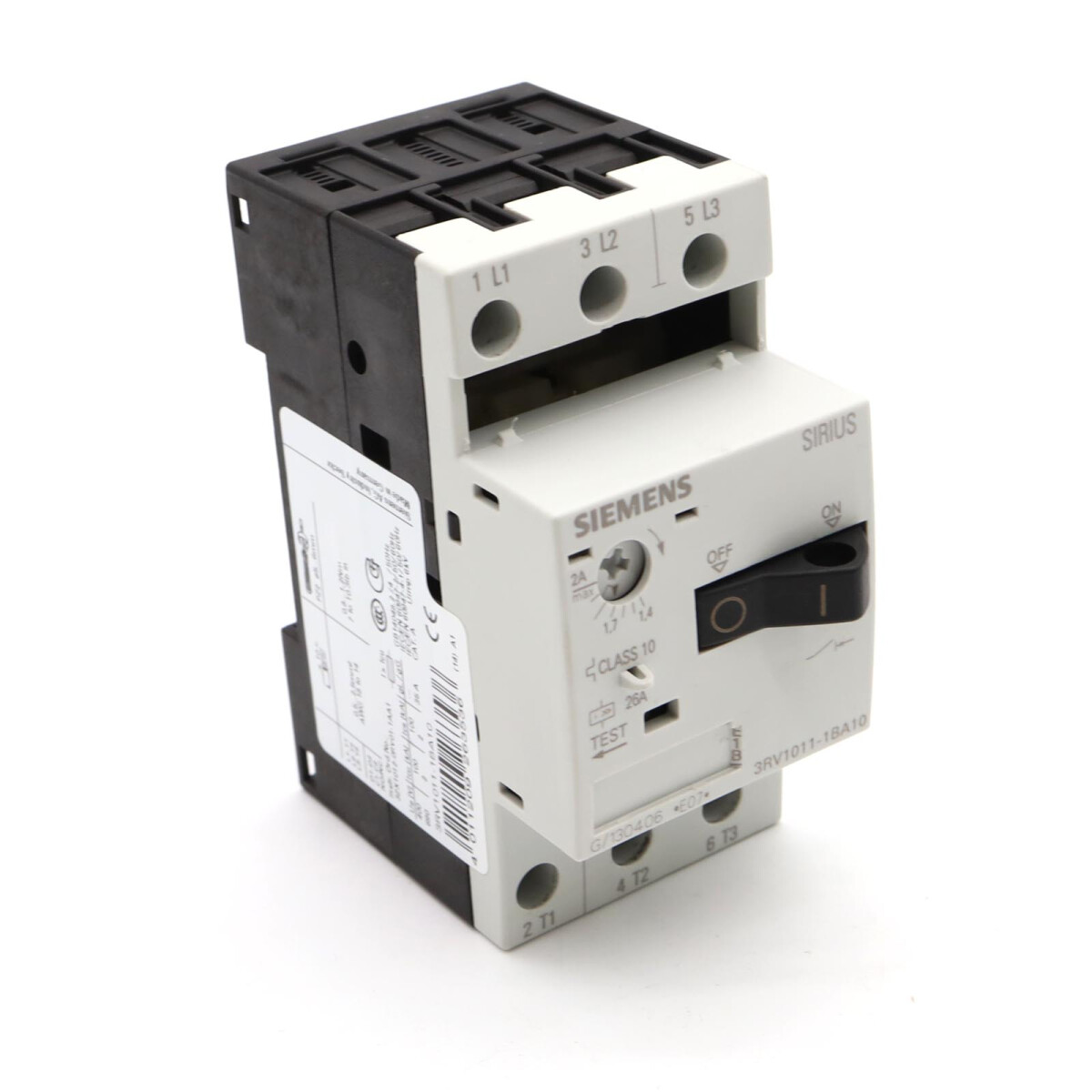 Siemens Leistungsschalter 3RV1011-1BA10 GEB