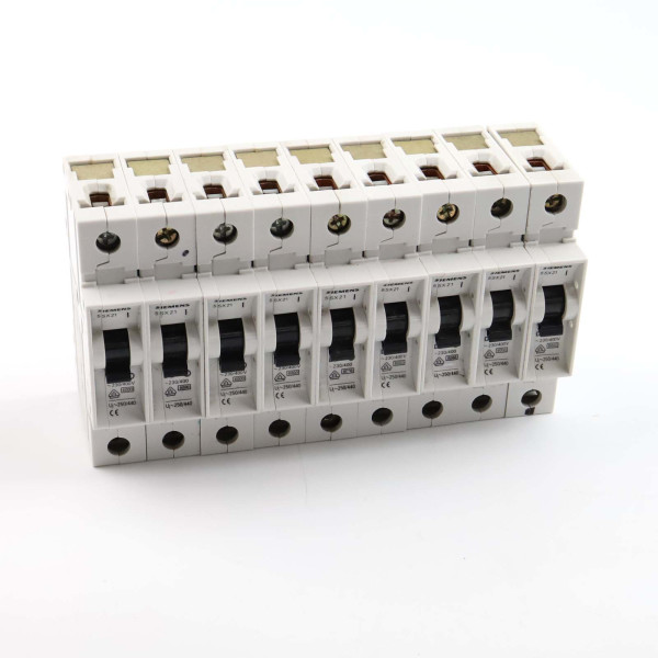 Siemens Leitungsschutzschalter 5SX2102-8 (9Stk.) GEB