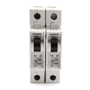 Siemens Leitungsschutzschalter 5SX2106-8 (2Stk.) GEB