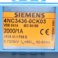 Siemens Stromwandler 4NC3436-0CK03 GEB