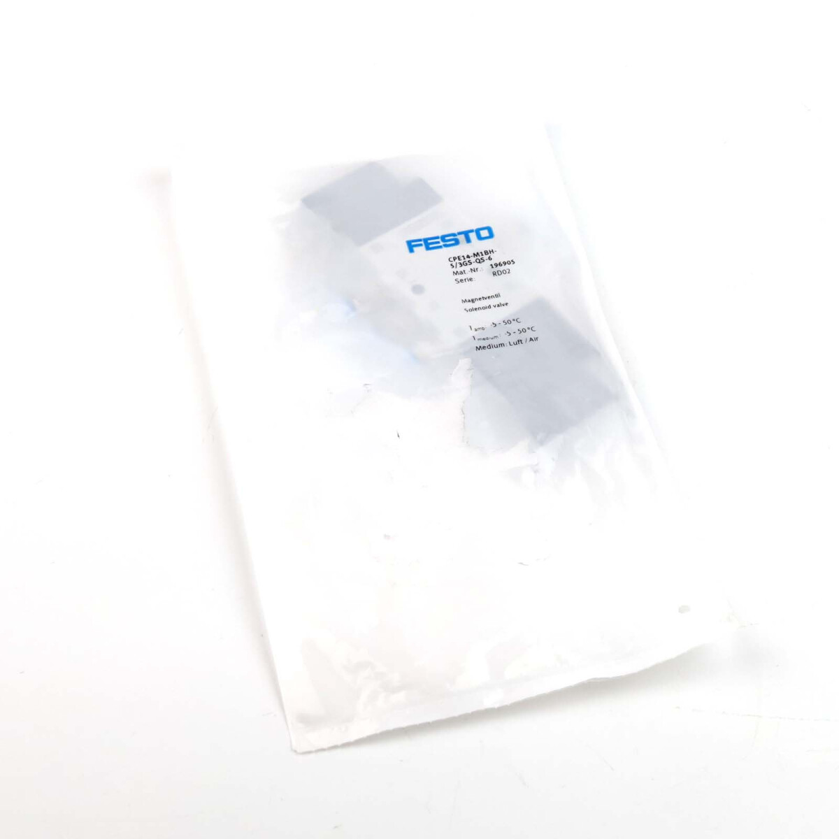 Festo Magnetventil CPE14-M1BH-5/3GS-QS-6 196905 OVP