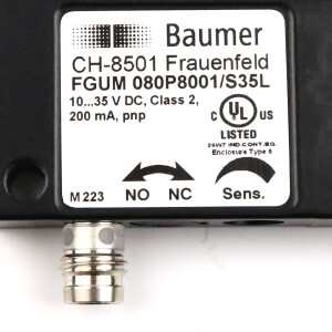 Baumer electric Gabel-Lichtschranke FGUM 080P8001/S35L 10149154 GEB