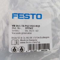 Festo Vakuumsaugdüse VN-14-L-T4-PQ2-VQ3-RQ3 193565 OVP