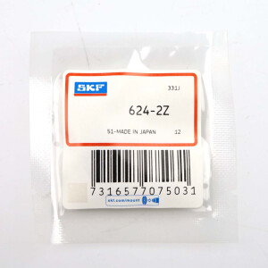 SKF Kugellager Rillenkugellager 624-2Z (5Stk.) OVP