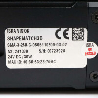 Isra Vision SHAPEMATCH3D SMA-3-250-C-0505110200-03.02 OVP