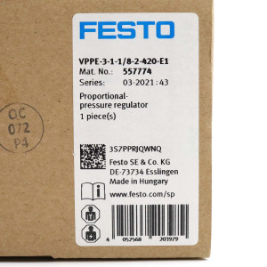 Festo Proportional-Druckregelventil VPPE-3-1-1/8-2-420-E1 557774 OVP