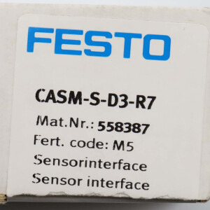 Festo Sensorinterface CASM-S-D3-R7 558387 OVP
