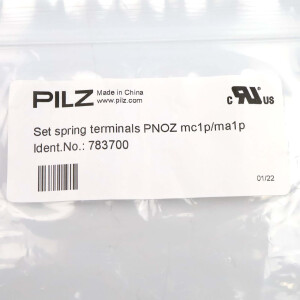 Pilz Federkraftklemmen PNOZ mc1p/ma1p 783700 OVP