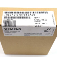 Simatic S7 CPU315F-2DP 6ES7 315-6FF04-0AB0 E-Stand:02 FW:V3.0.3 SIE