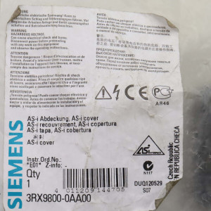 Siemens AS-i Abdeckung 3RX9800-0AA00 OVP