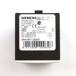 Siemens Hilfsschalterblock 3RH1911-2GA31 NOV