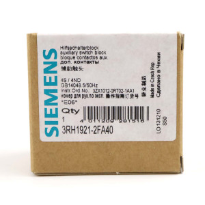 Siemens Hilfsschalterblock 3RH1921-2FA40 OVP