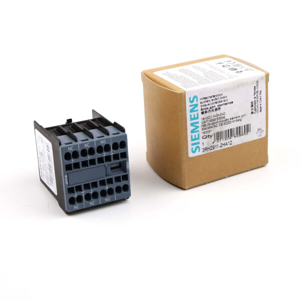 Siemens Hilfsschalterblock 3RH2911-2HA12 OVP