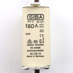 SIBA Sicherungseinsatz 2000213.160 160A NOV