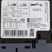 Siemens Leistungsschalter 3RV2011-0JA20 NOV