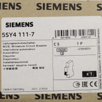 Siemens Leitungsschutzschalter 5SY4111-7 OVP