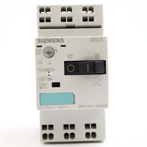 Siemens Leistungsschalter 3RV1011-1CA20 NOV