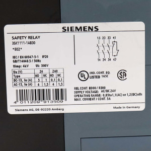 Siemens Sirius Sicherheitsschaltgerät 3SK1111-1AB30 GEB